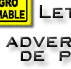 Advertencia de peligro