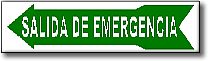 Salida de emergencia a la derecha