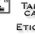 Tarjetas candado y etiquetas